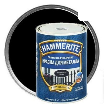 HAMMERITE Арт. 0041, гладкая эмаль, черная