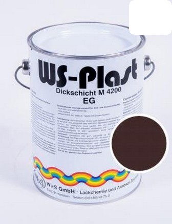 Краска WS-Plast Арт. 0053, шоколад, матовая, акриловая