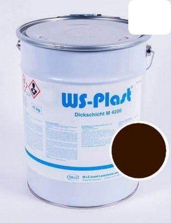 Краска WS-Plast Арт. 0054, шоколад, матовая, акриловая