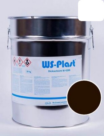 Краска WS-Plast Арт. 0058, шоколад, матовая, акриловая