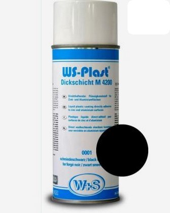 Краска WS-Plast Арт. спрей черный, матовый